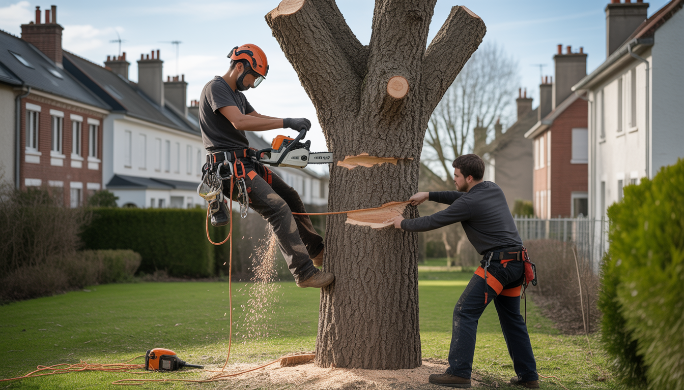élagage arbre Lyon ouest lyonnais - Charmille Elagage